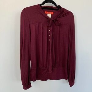 Anthropologie Cartonnier Soft Long Sleeve Top Sz L